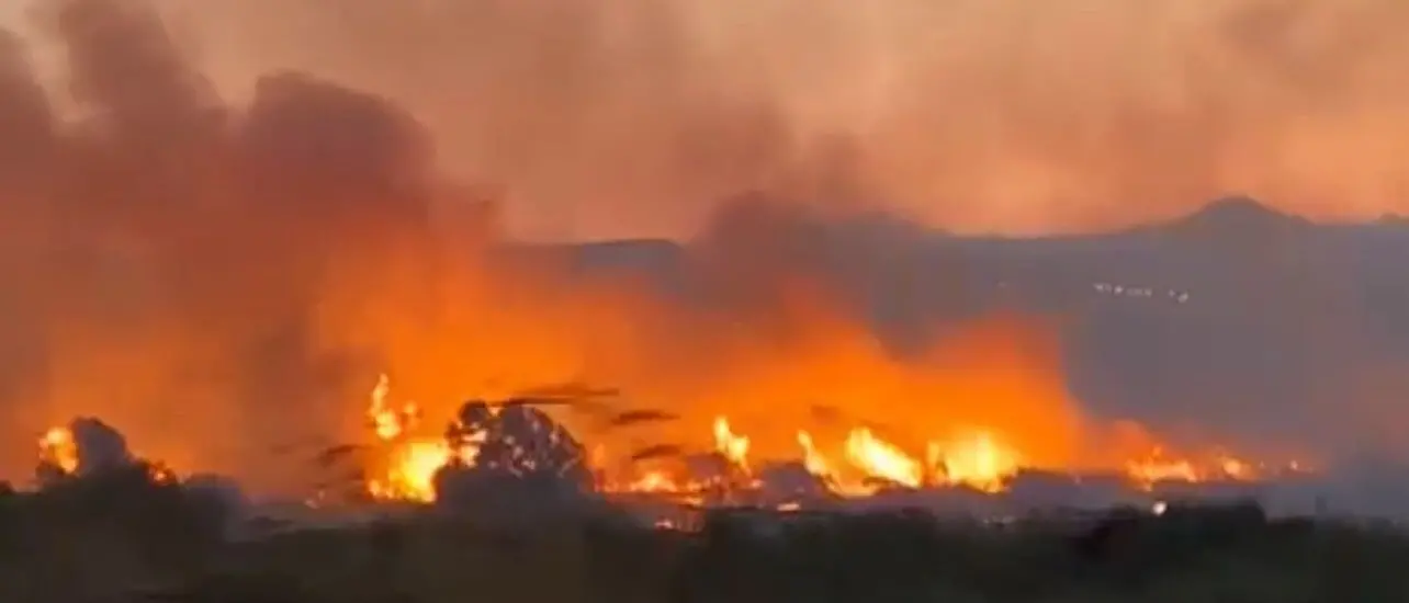 Locride, bruciano le colline tra Marina di Gioiosa e Siderno - VIDEO