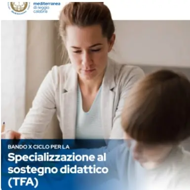 UniRC, pubblicato il bando per la specializzazione al sostegno didattico