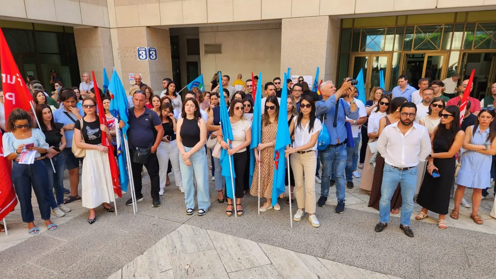 I precari presidiano il Tribunale per una giustizia più giusta e puntuale: «Stabilizzazione indispensabile»