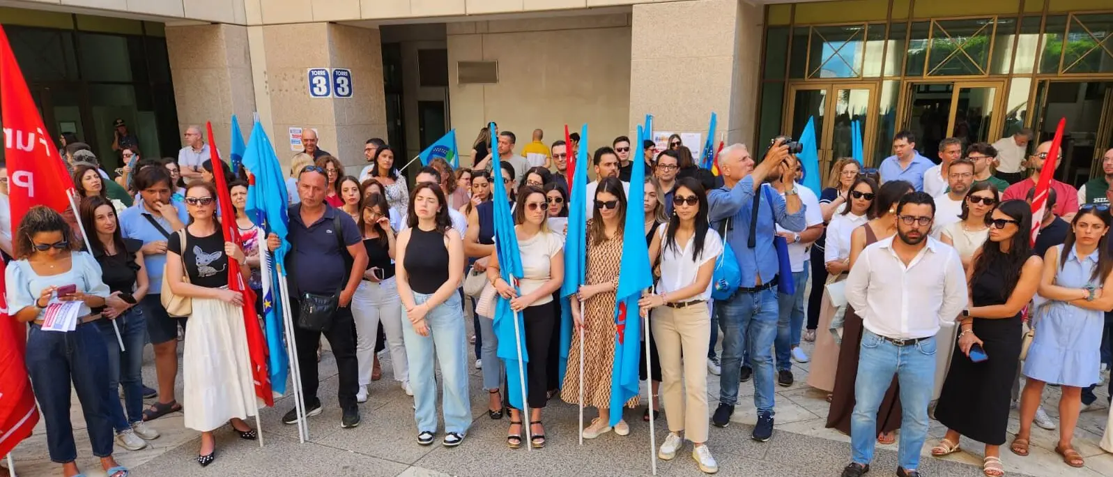 I precari presidiano il Tribunale per una giustizia più giusta e puntuale: «Stabilizzazione indispensabile»