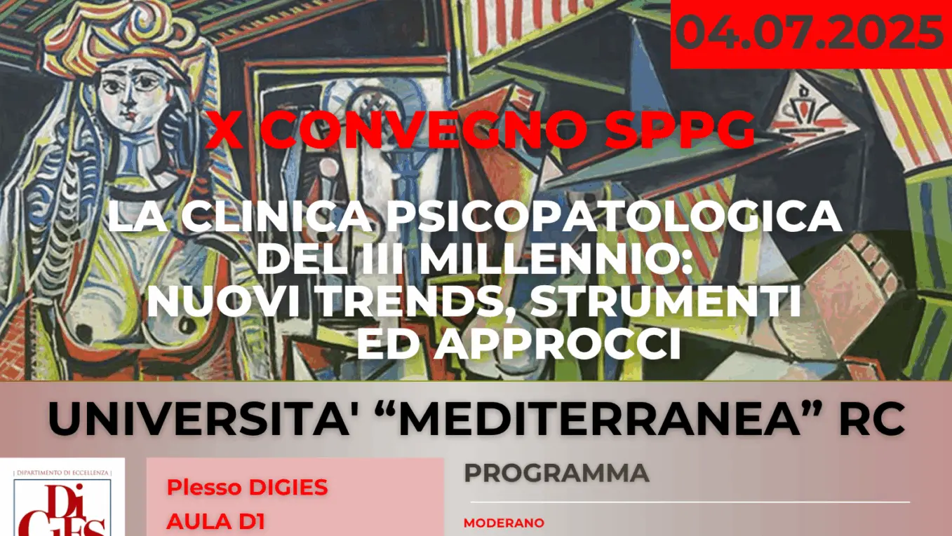 Reggio, alla Mediterranea il convegno \"La clinica psicopatologica del III millennio: nuovi trends, strumenti ed approcci\"
