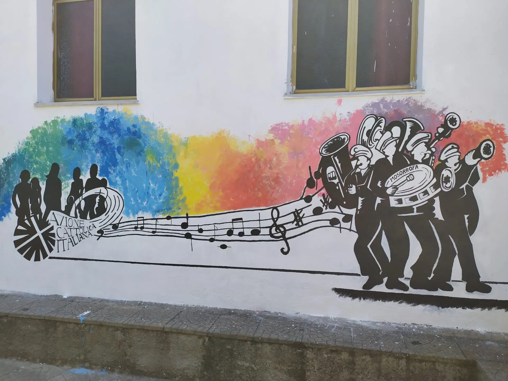 Inaugurati a Mosorrofa tre murales per rilanciare il borgo