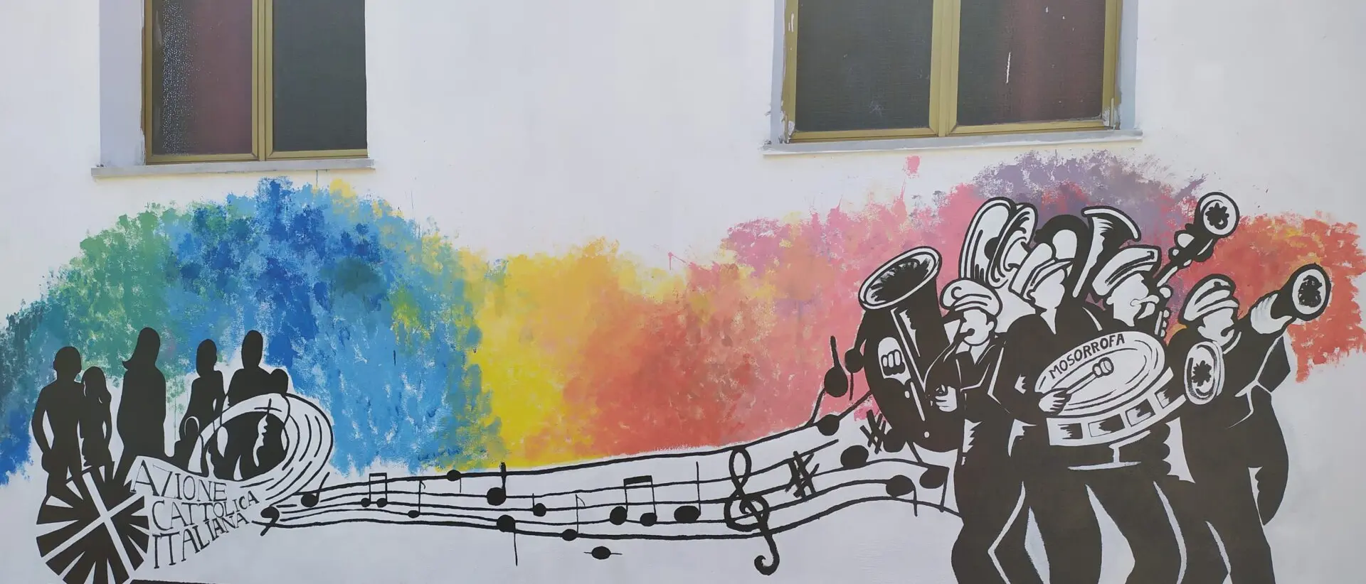 Inaugurati a Mosorrofa tre murales per rilanciare il borgo