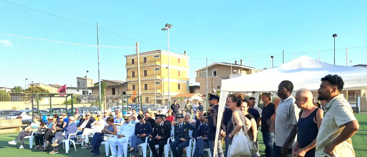 Campi da calcetto confiscati al clan Bellocco restituiti alla comunità di San Ferdinando