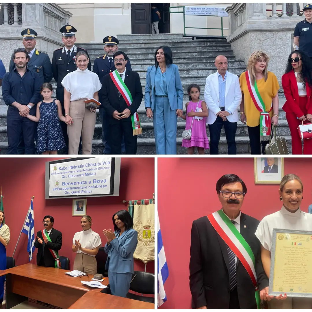 Bova al centro dell’Europa: Eleonora Meleti cittadina onoraria nel segno della storia e del futuro della lingua Greca di Calabria - VIDEO