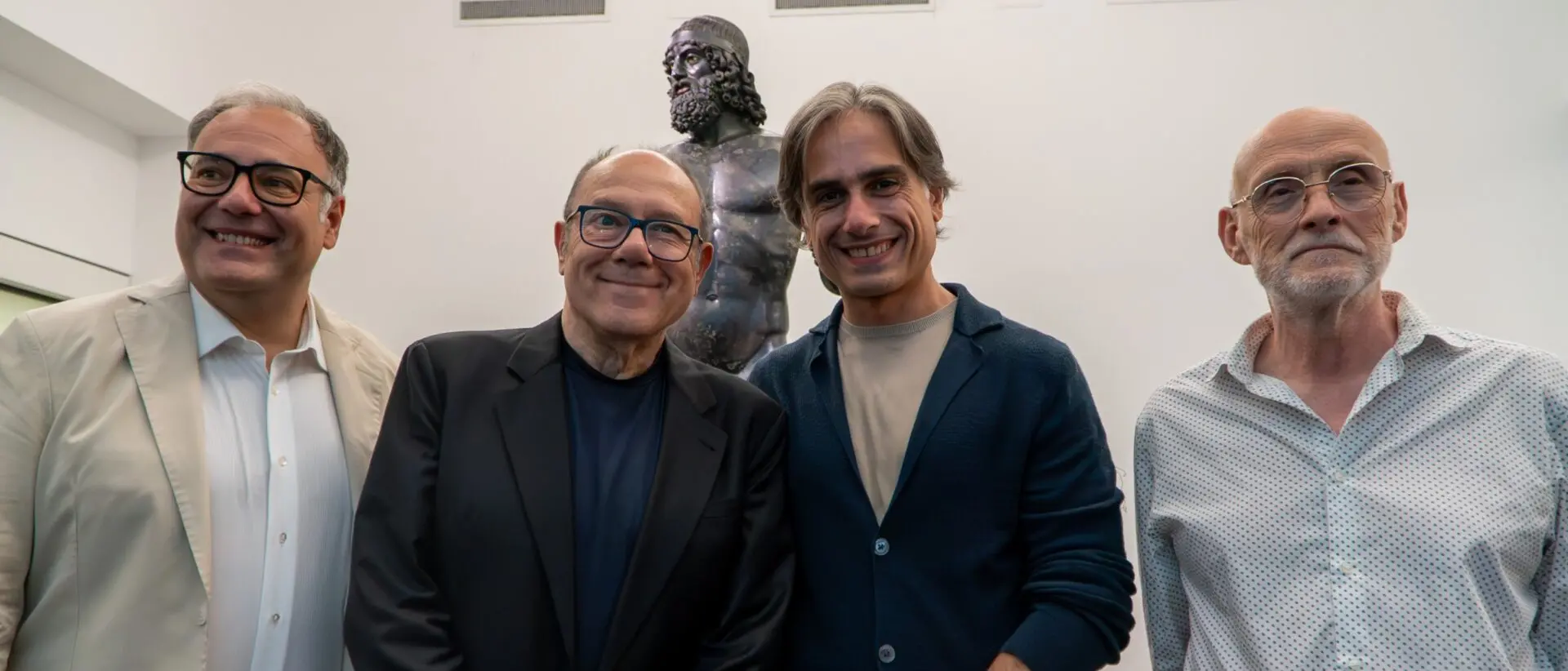 Falcomatà ha accolto Carlo Verdone al Museo Archeologico: «Un grande onore averlo nella nostra città»