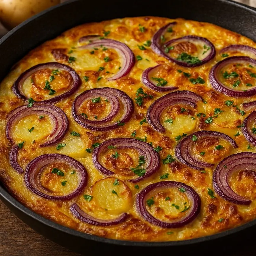 LA RICETTA DEL GIORNO | Frittata di cipolle rosse di Tropea e patate