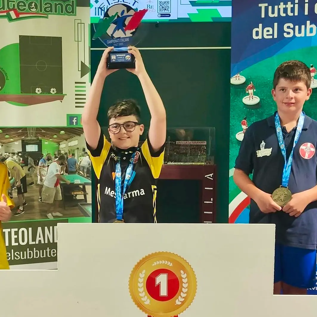 Il reggino Marco Averna è Campione d’Italia Under12 di Calcio da Tavolo