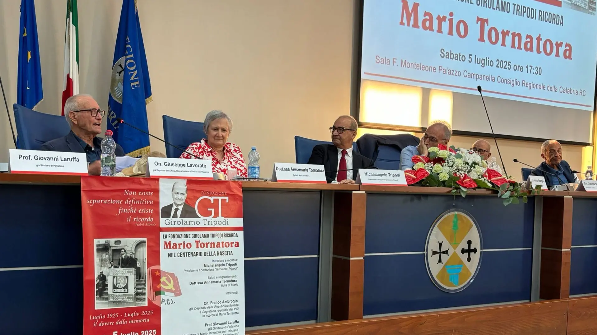 Reggio, convegno promosso dalla Fondazione Girolamo Tripodi per ricordare la figura di Mario Tornatora