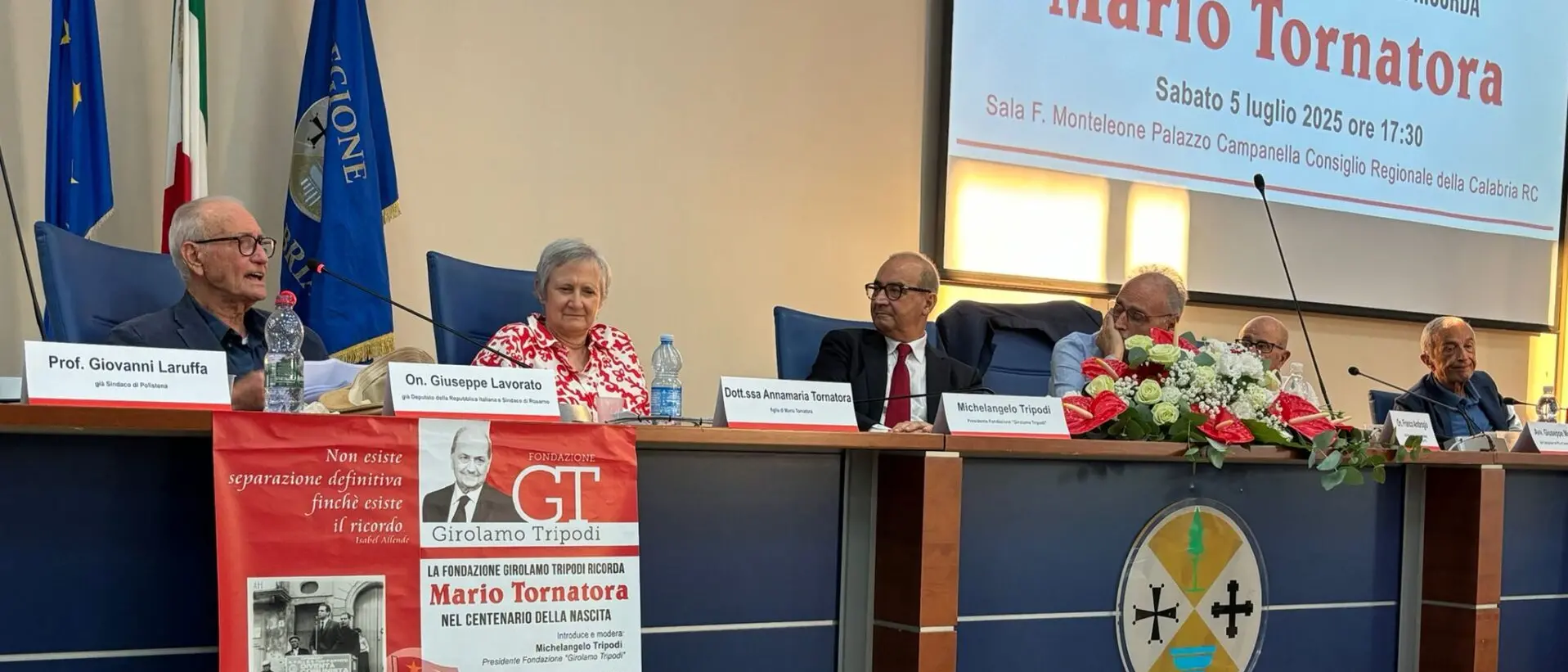 Reggio, convegno promosso dalla Fondazione Girolamo Tripodi per ricordare la figura di Mario Tornatora