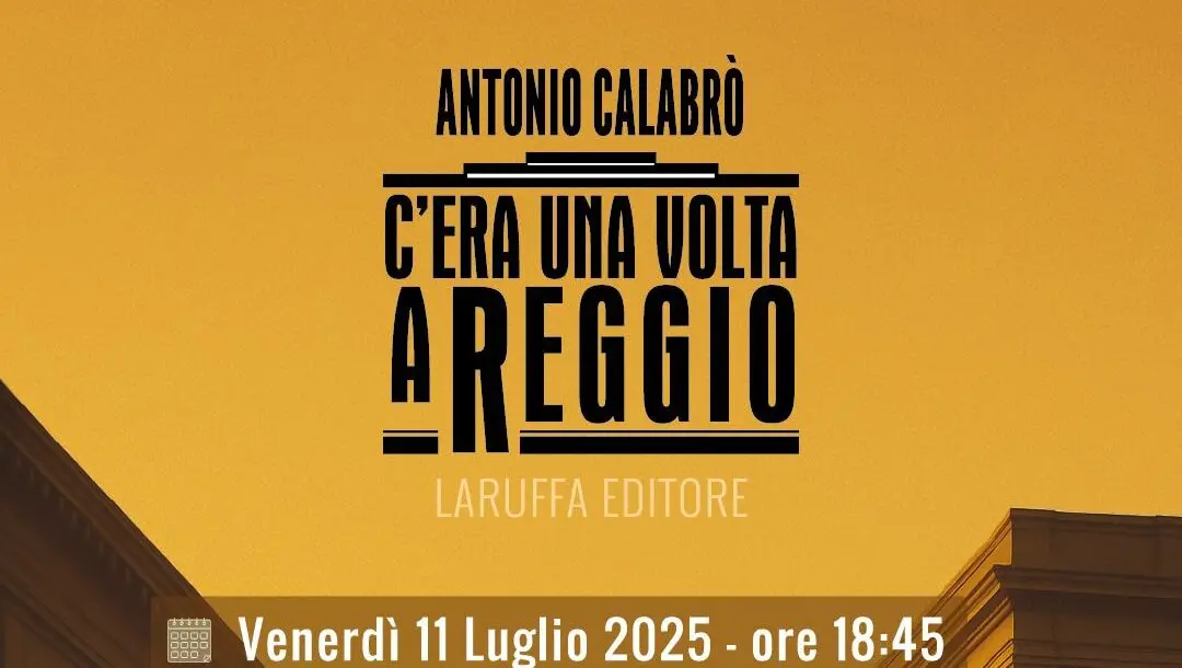 Reggio, presentazione del libro di Antonio Calabrò al Cineteatro Metropolitano