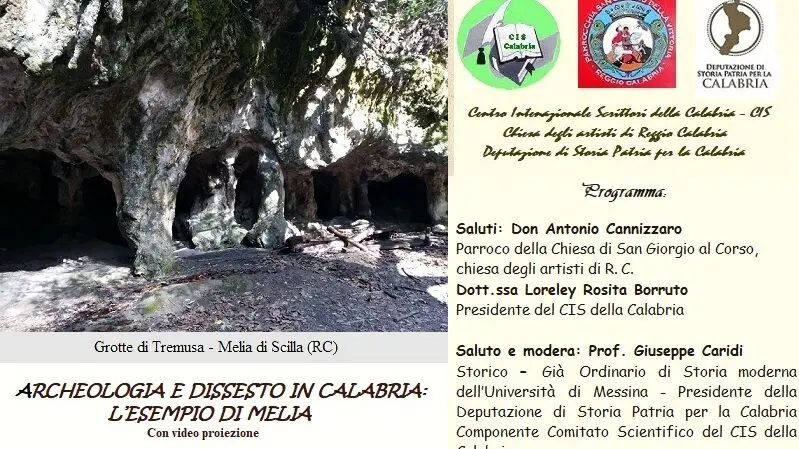 Reggio, stasera la conferenza \"Archeologia e dissesto in Calabria: l’esempio di Melia\"