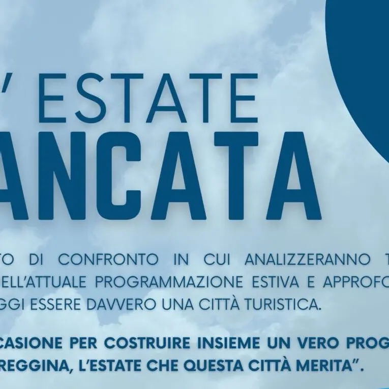 Reggio, giovedì l’iniziativa “Un’estate mancata” di Forza Italia Giovani