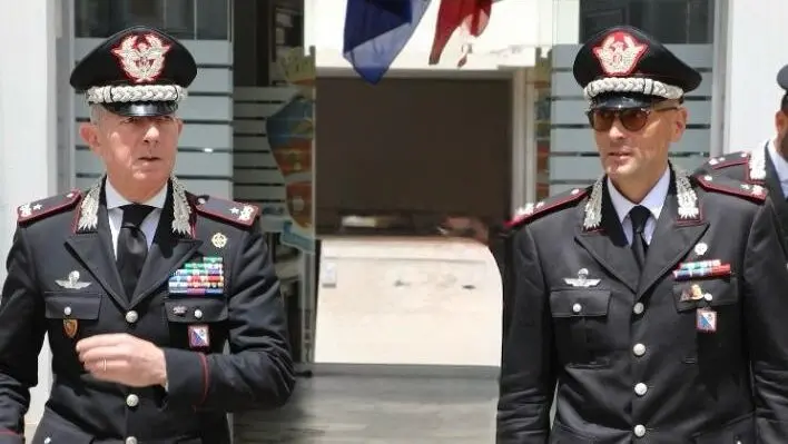 Il Generale dei Carabinieri Sciuto in visita al Comando Provinciale di Reggio: «Apprezzamento per impegno e successi dell’Arma»