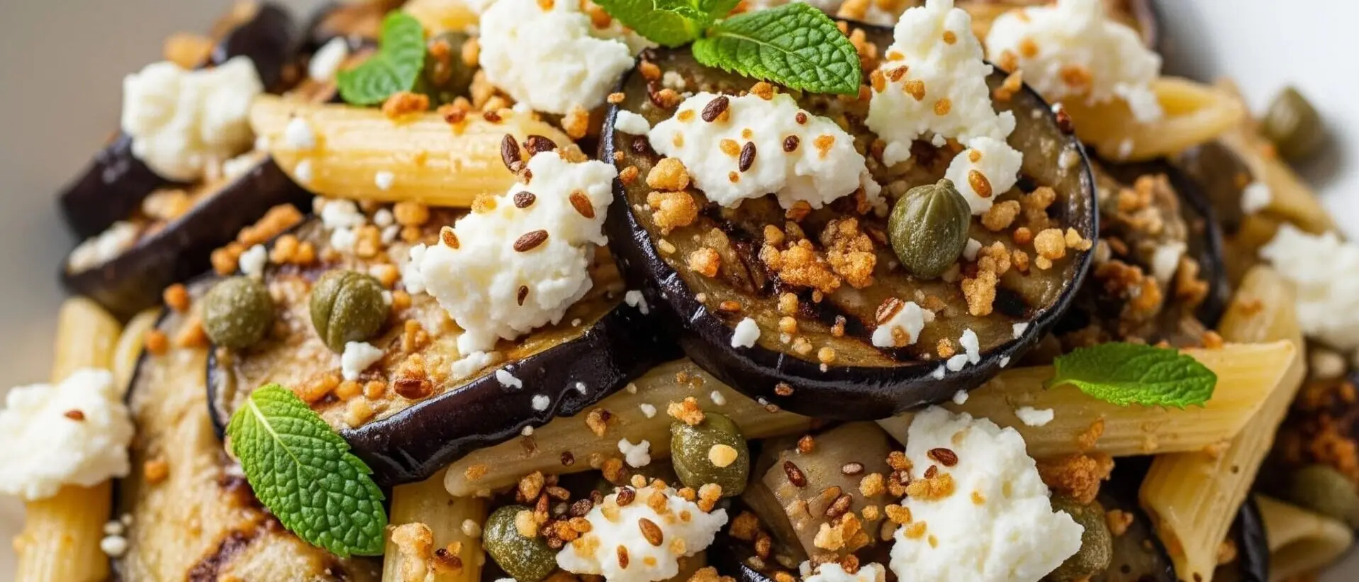 LA RICETTA DEL GIORNO | Pasta fredda con melanzane e feta