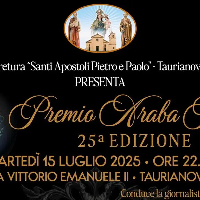 A Taurianova la XXV edizione del \"Premio Araba Fenice\"