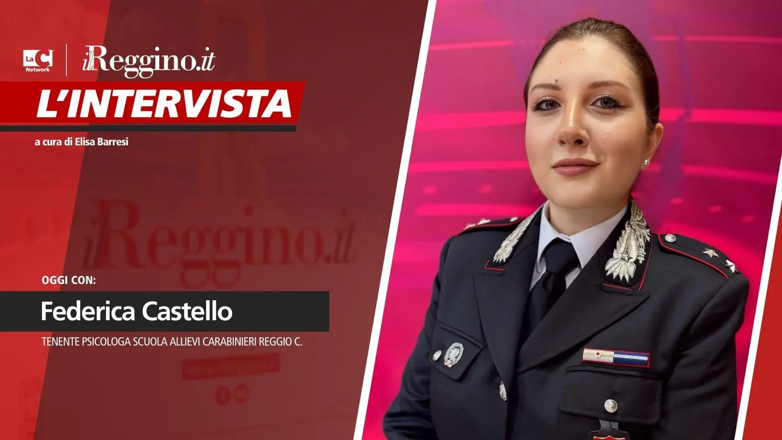 A TU PER TU | Tenente Castello: «Empatia, ascolto e prevenzione: così formiamo i carabinieri contro la violenza di genere» - VIDEO