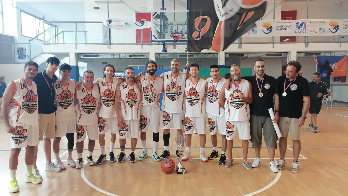 Reghion basket popolare Campione d'Italia: uno scudetto storico