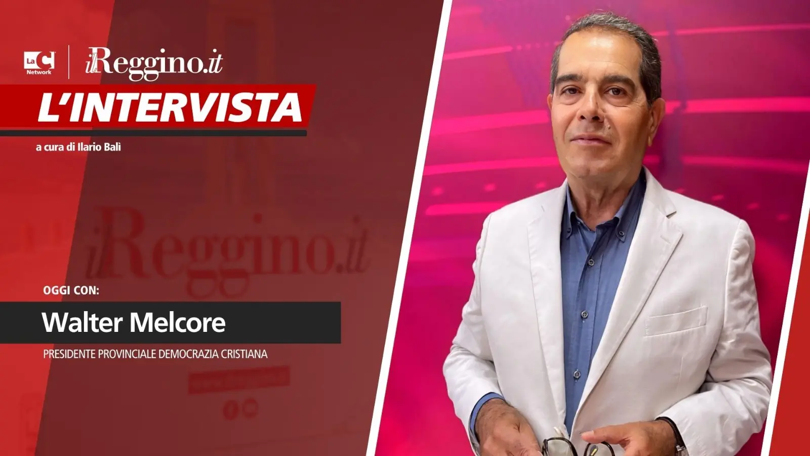 A TU PER TU | Melcore: «La DC presente con il suo simbolo alle regionali e alle politiche» - VIDEO