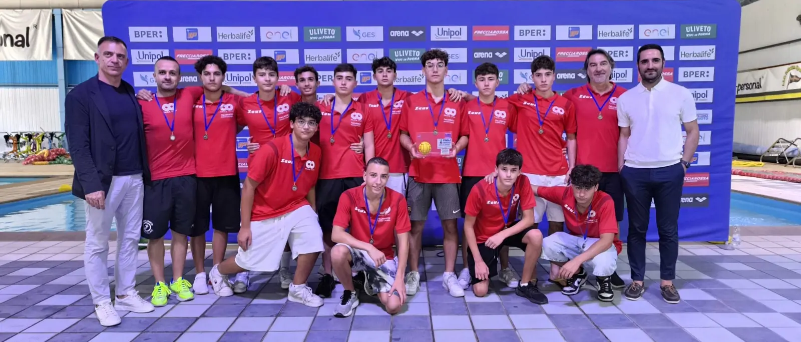 Pallanuoto, Italica Sport Reggio e Casoria alla ribalta nazionale: sesto posto assoluto nella categoria Allievi C