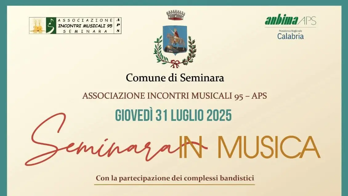 A Seminara una serata dedicata alla musica del territorio