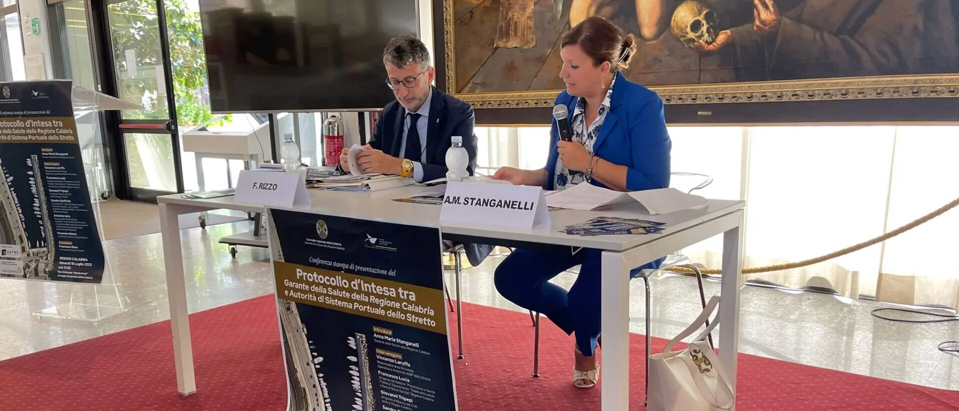 Tutela della salute di passeggeri e lavoratori nell’area dello Stretto, siglato un protocollo tra garante e l’autorità portuale