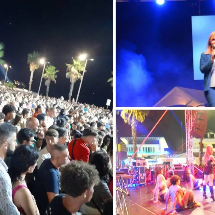 Clara e Nathalie Aarts infiammano il lungomare di Gioia Tauro: generazioni a confronto in una serata di grande musica