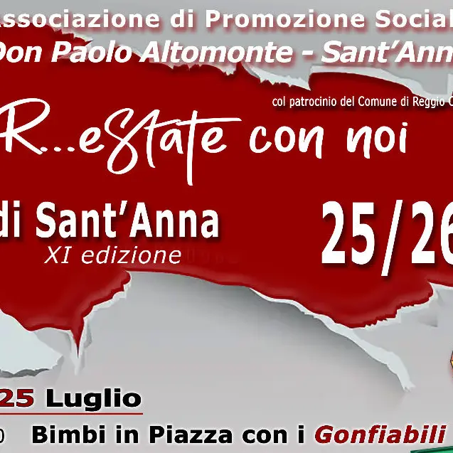 Reggio, ritorna la \"Festa di Sant'Anna\"