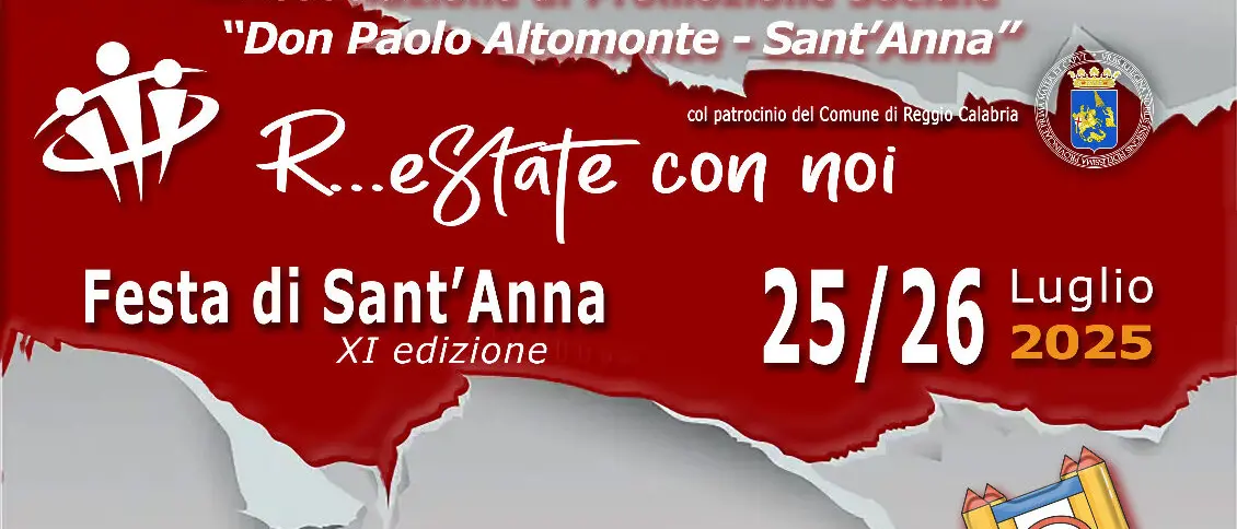 Reggio, ritorna la \"Festa di Sant'Anna\"
