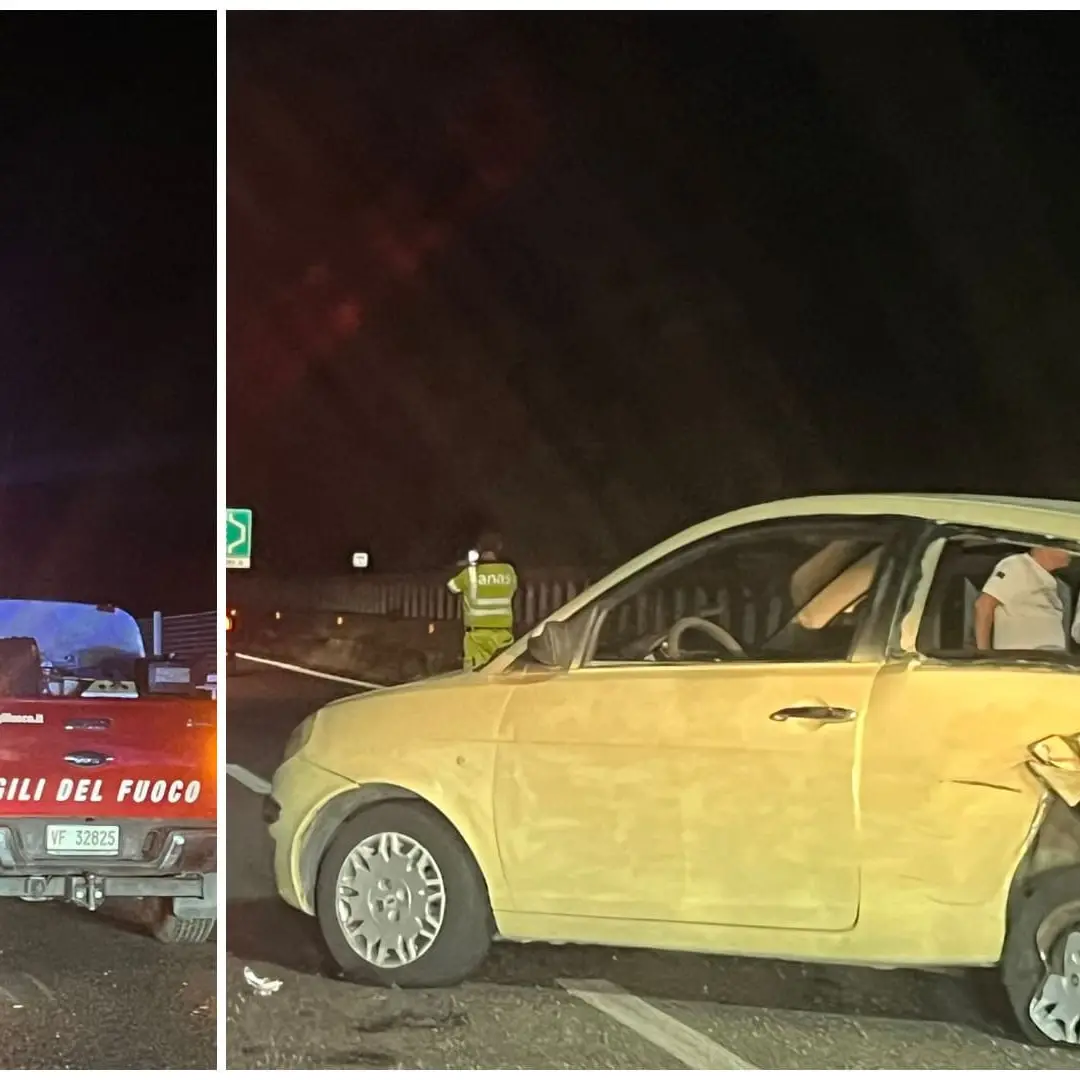 Incidente nella notte sull’autostrada del Mediterraneo: auto si ribalta poco prima dello svincolo per Reggio