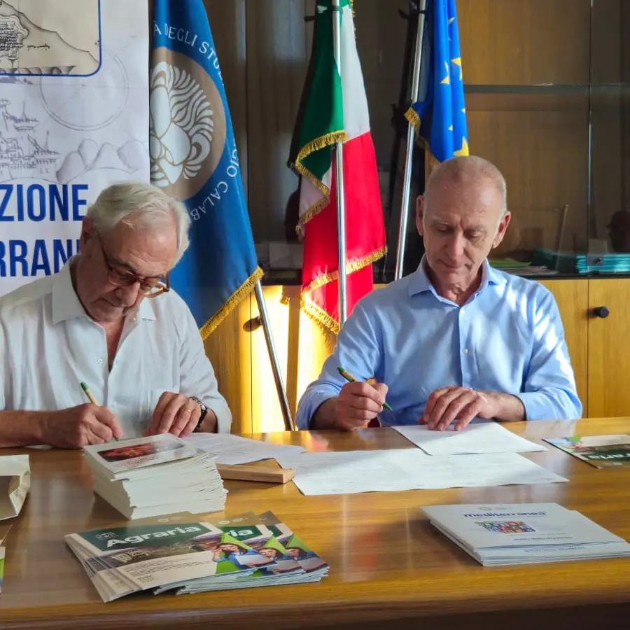 Enogastronomia e sviluppo territoriale, stipulato accordo quadro tra il Dipartimento di agraria e la Fondazione Mediterranea