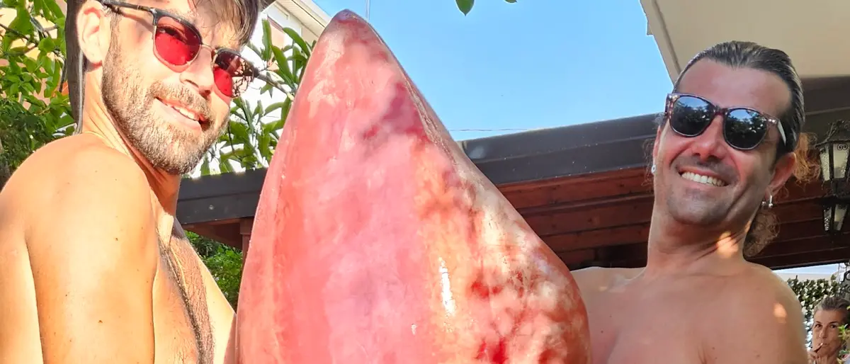 A Bocale pescato un calamaro di 17 kg