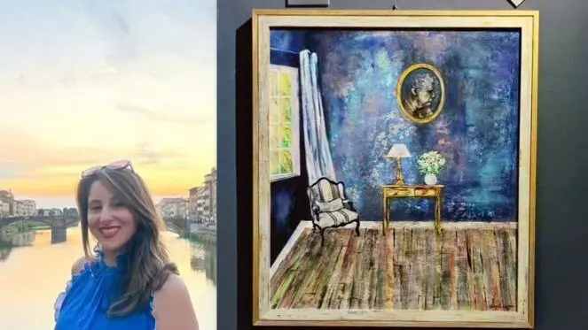 Taurianova, Carmelita Caruso dona l’opera “Ricordo che continua a vivere” al Museo Leonida Repaci