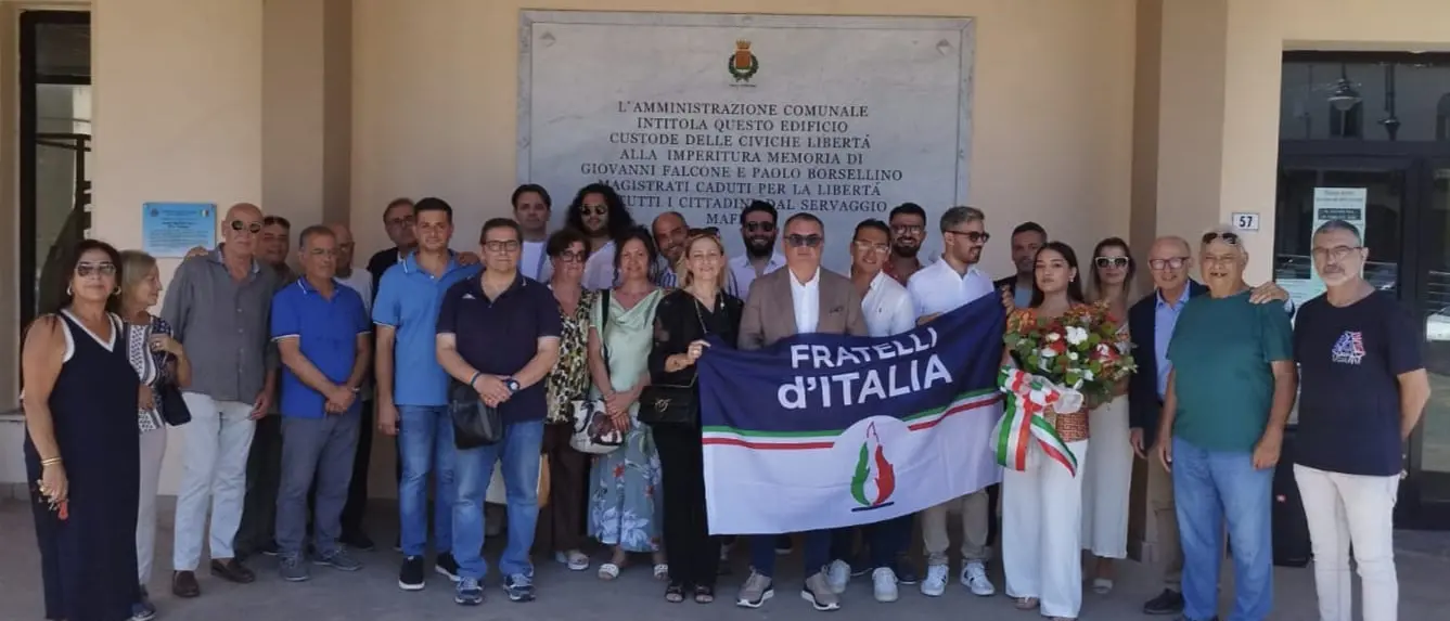 Gioia Tauro commemora Borsellino, cerimonia davanti al Palazzo Comunale
