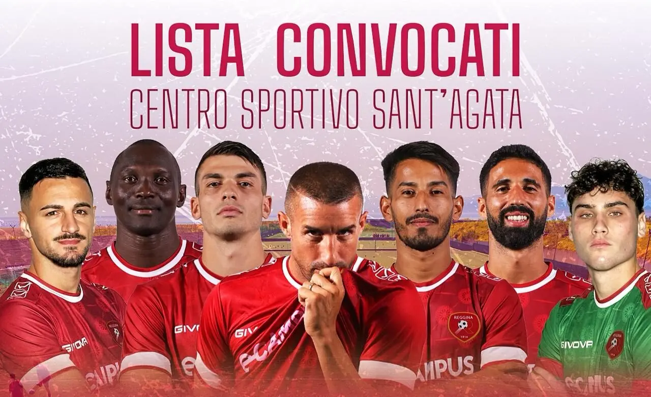 Reggina, ecco i convocati per il ritiro precampionato