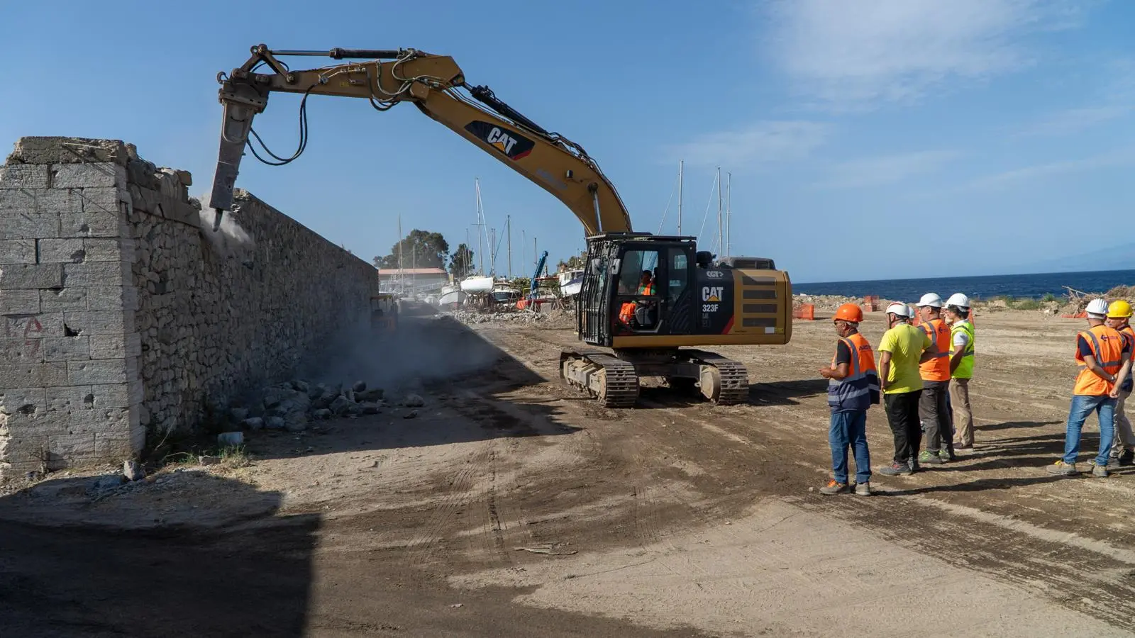 Museo del Mare, Falcomatà dopo il sopralluogo: «Un nuovo straordinario polo culturale e museale affacciato sullo Stretto»