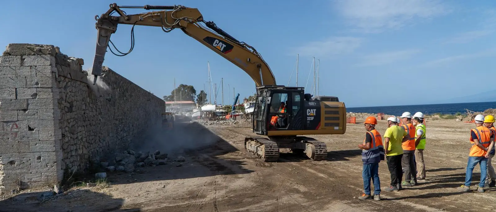 Museo del Mare, Falcomatà dopo il sopralluogo: «Un nuovo straordinario polo culturale e museale affacciato sullo Stretto»