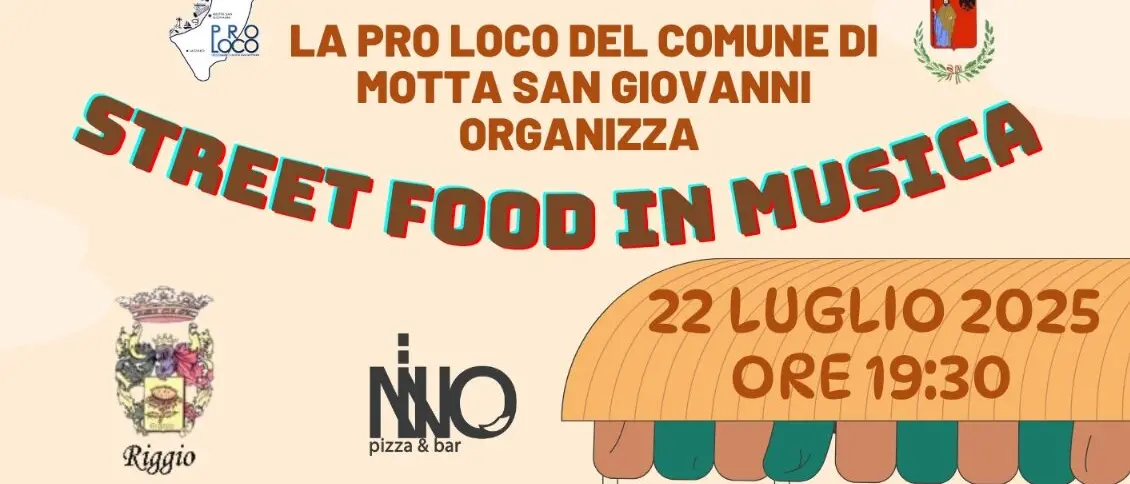 Motta San Giovanni, oggi l'evento “Street Food in Musica”