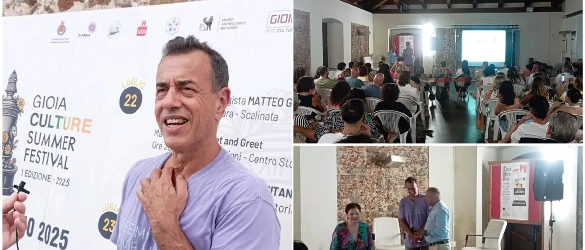 A Gioia Tauro il regista Matteo Garrone: «Anche se non facile, è giusto inseguire le proprie passioni»