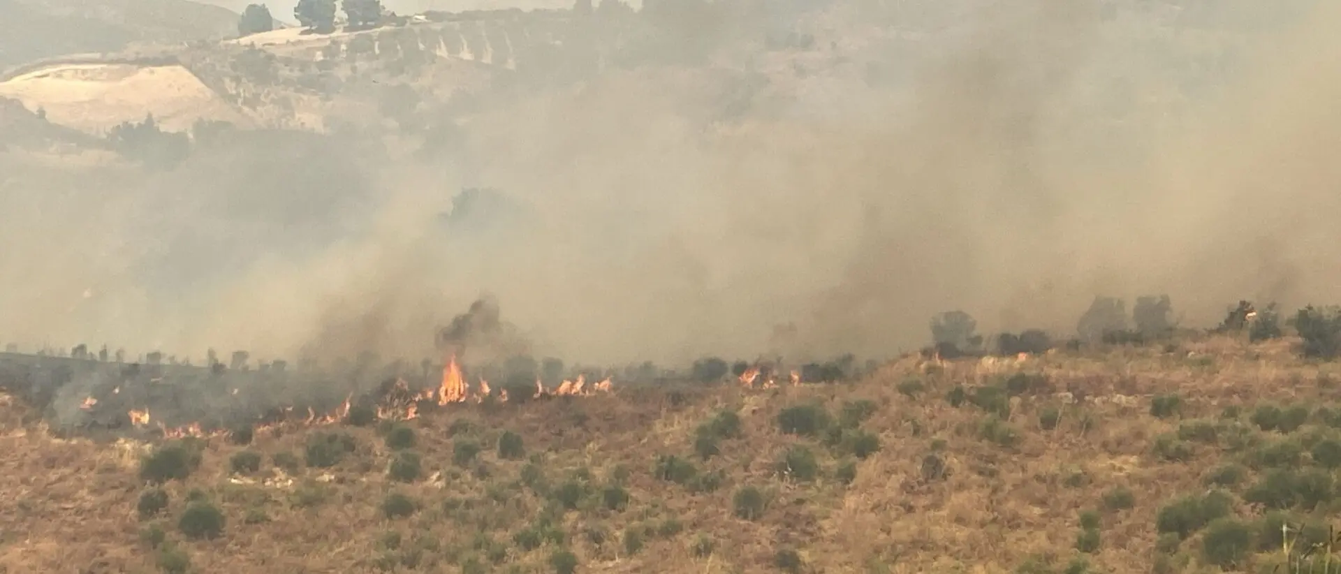 La Locride nella morsa degli incendi, roghi da Gerace a Roccella - LIVE