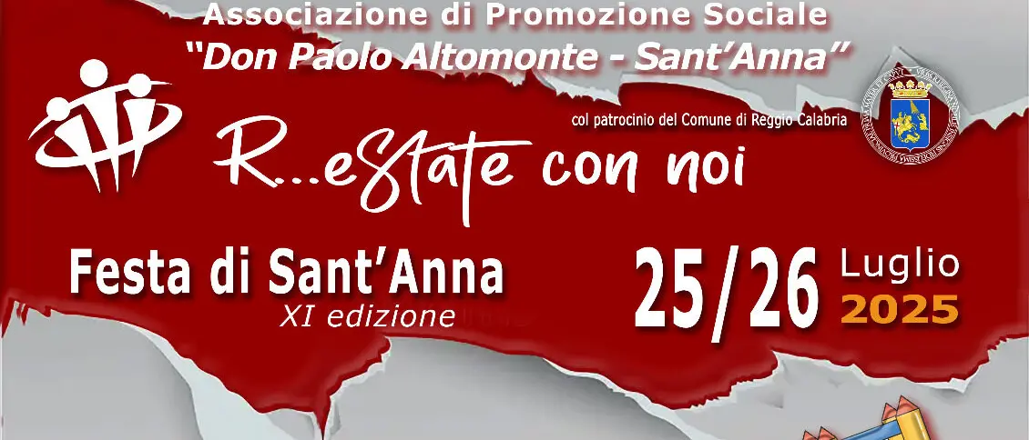 Festa di Sant’Anna, a Reggio due giorni di spettacoli, musica e divertimento in piazza
