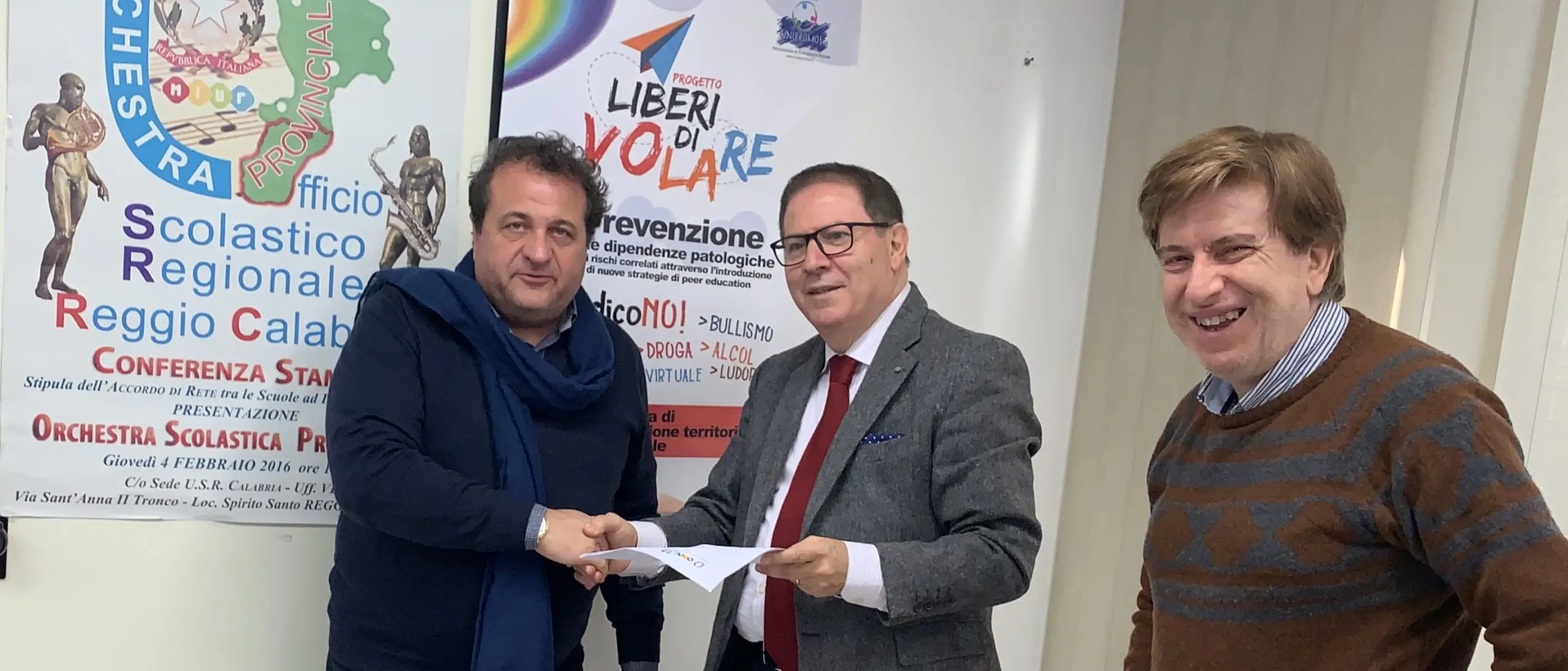 Siglato il protocollo d’intesa contro le dipendenze “liberi di volare” di Unipromos