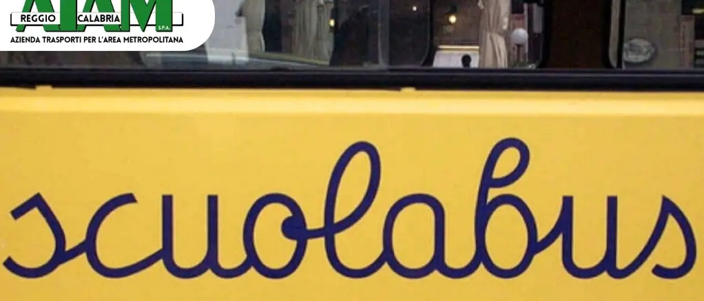 Reggio, al via le iscrizioni online al servizio scuolabus Atam per l’anno scolastico 2025/2026
