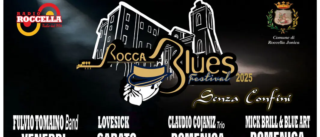 Tutto pronto per la 5ª edizione del Rocca Blues Festival “Senza Confini” a Roccella Jonica
