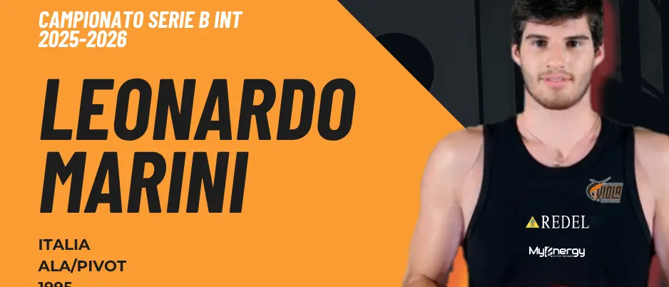 Il pivot Marini alla Pallacanestro Viola