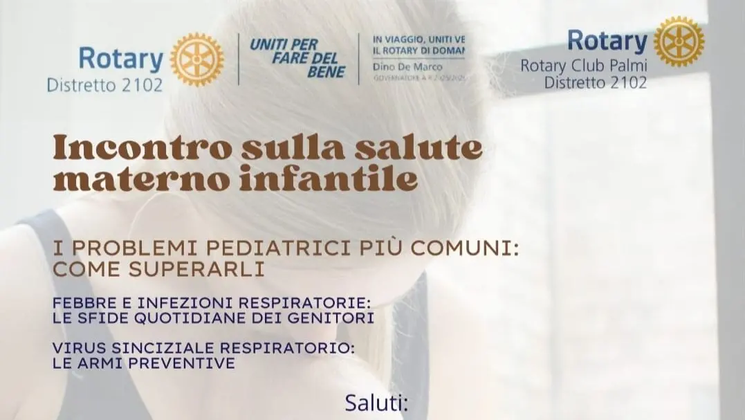 Palmi, il Rotary Club organizza incontro sulla salute materno-infantile