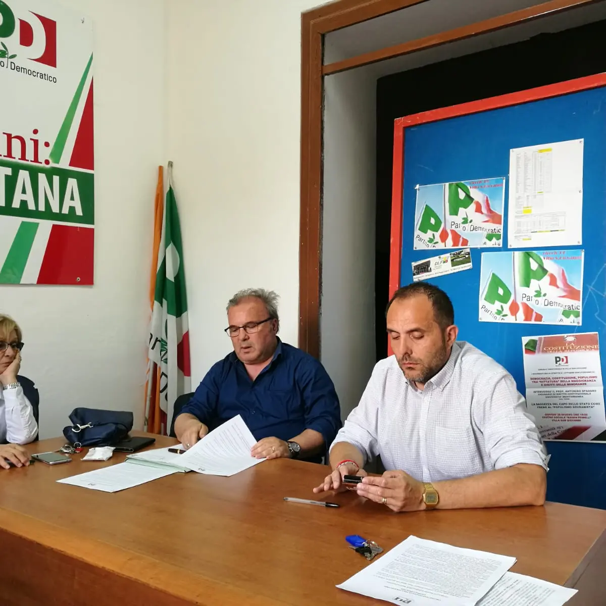 Il Pd apre il tesseramento a Villa con un confronto con la prefettura