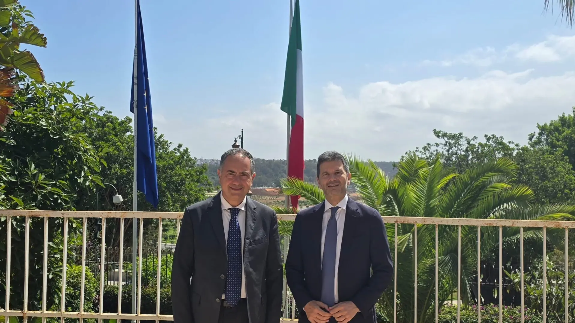 Console Onorario del Marocco per la Calabria incontra a Rabat l'ambasciatore Salzano