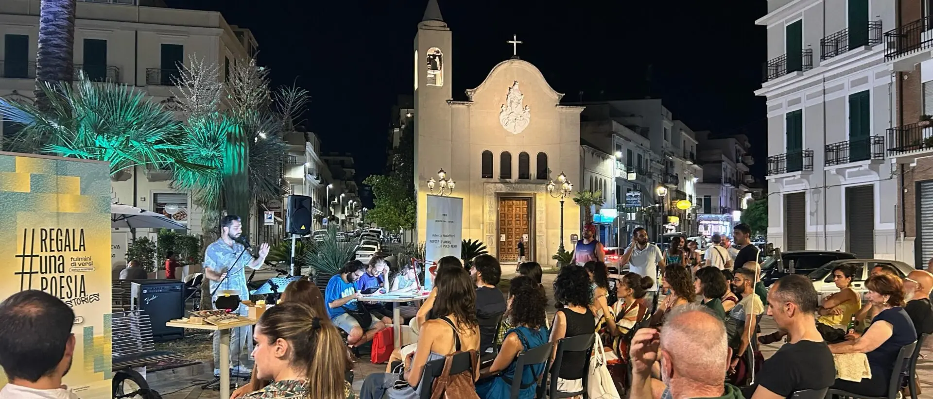 RegalaunaPoesia, emozioni in piazza con Roberto Modafferi: chiusura intensa il 24 luglio a Piazza del Carmine