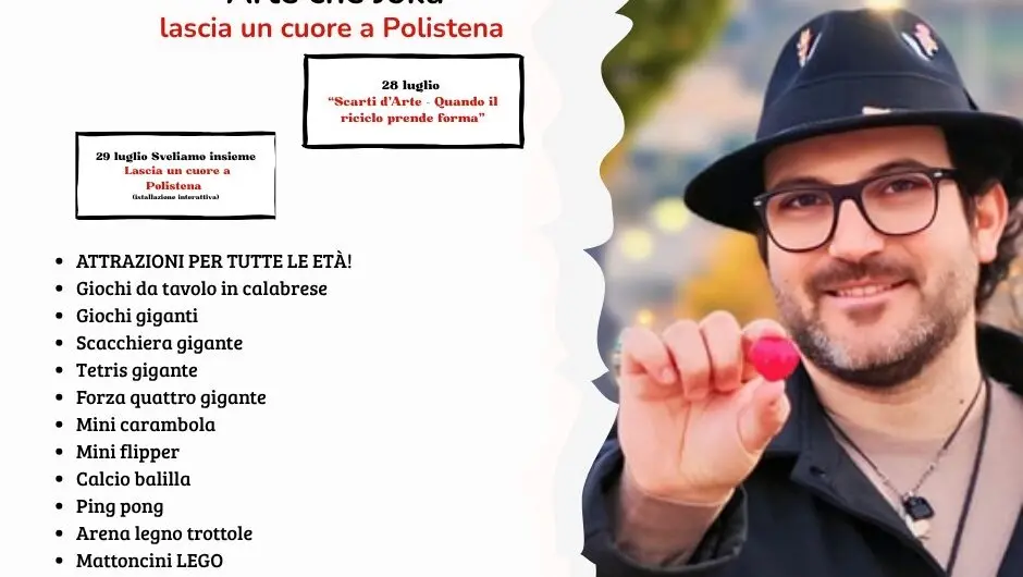 Polistena, al via \"L'arte che Joka\": due giorni di gioco e arte
